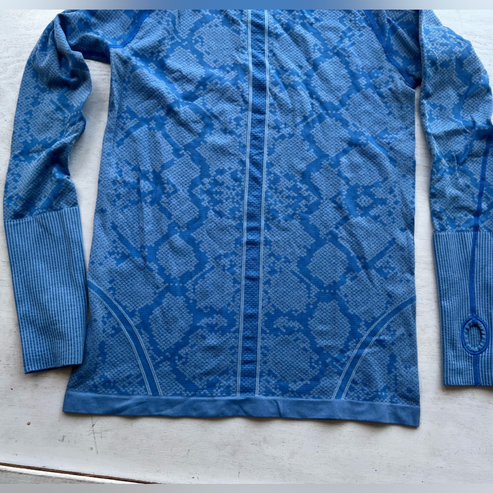Lululemon Swiftly Tech Python Print Long Sleeve S… - image 7